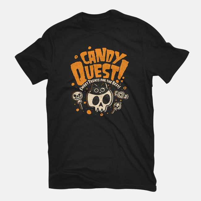 Candy Quest-Womens-Fitted-Tee-Estudio Horta