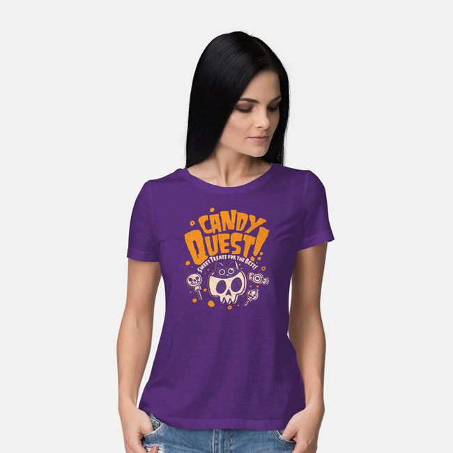 Candy Quest-Womens-Basic-Tee-Estudio Horta