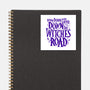 Down The Witches Road-None-Glossy-Sticker-teesgeex