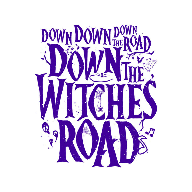 Down The Witches Road-Womens-Off Shoulder-Sweatshirt-teesgeex