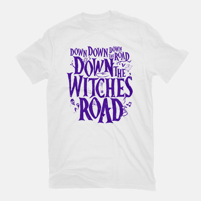 Down The Witches Road-Unisex-Basic-Tee-teesgeex