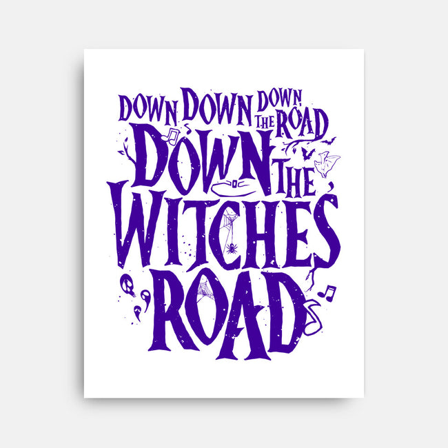 Down The Witches Road-None-Stretched-Canvas-teesgeex