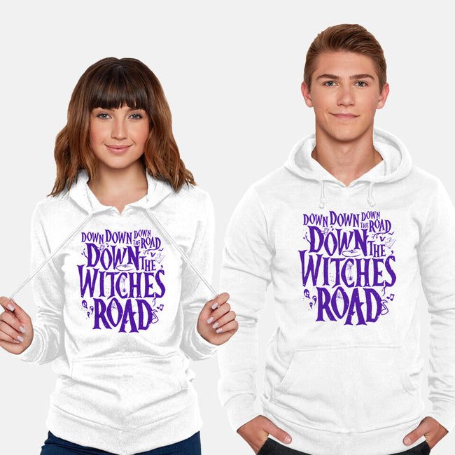 Down The Witches Road-Unisex-Pullover-Sweatshirt-teesgeex