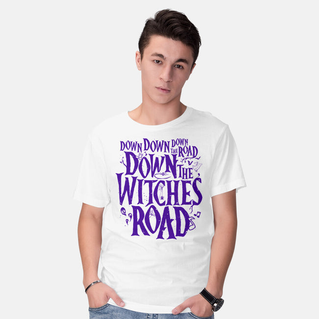 Down The Witches Road-Mens-Basic-Tee-teesgeex