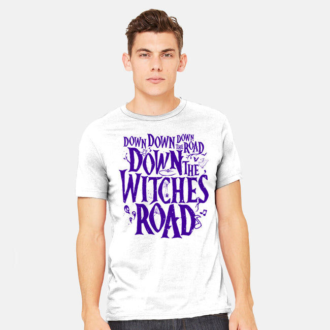 Down The Witches Road-Mens-Heavyweight-Tee-teesgeex