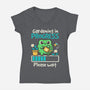 Gardening In Progress-Womens-V-Neck-Tee-NemiMakeit