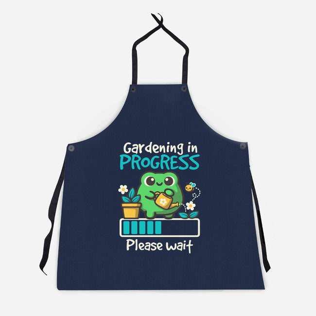 Gardening In Progress-Unisex-Kitchen-Apron-NemiMakeit