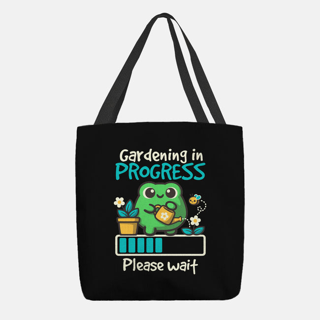 Gardening In Progress-None-Basic Tote-Bag-NemiMakeit