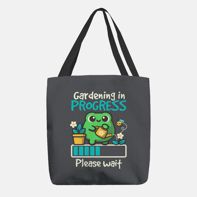 Gardening In Progress-None-Basic Tote-Bag-NemiMakeit