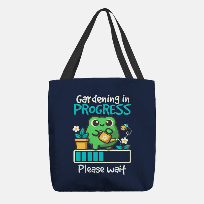 Gardening In Progress-None-Basic Tote-Bag-NemiMakeit