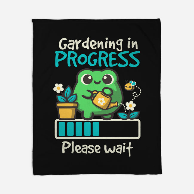 Gardening In Progress-None-Fleece-Blanket-NemiMakeit