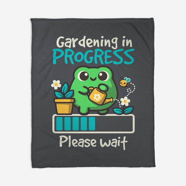 Gardening In Progress-None-Fleece-Blanket-NemiMakeit