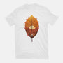 Red Leaf Panda-Mens-Heavyweight-Tee-dandingeroz