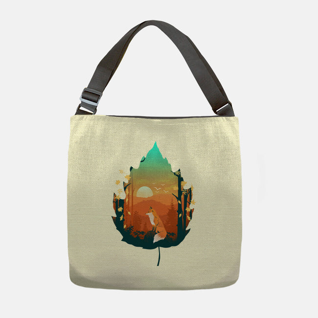 Red Leaf Fox-None-Adjustable Tote-Bag-dandingeroz