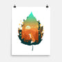 Red Leaf Fox-None-Matte-Poster-dandingeroz