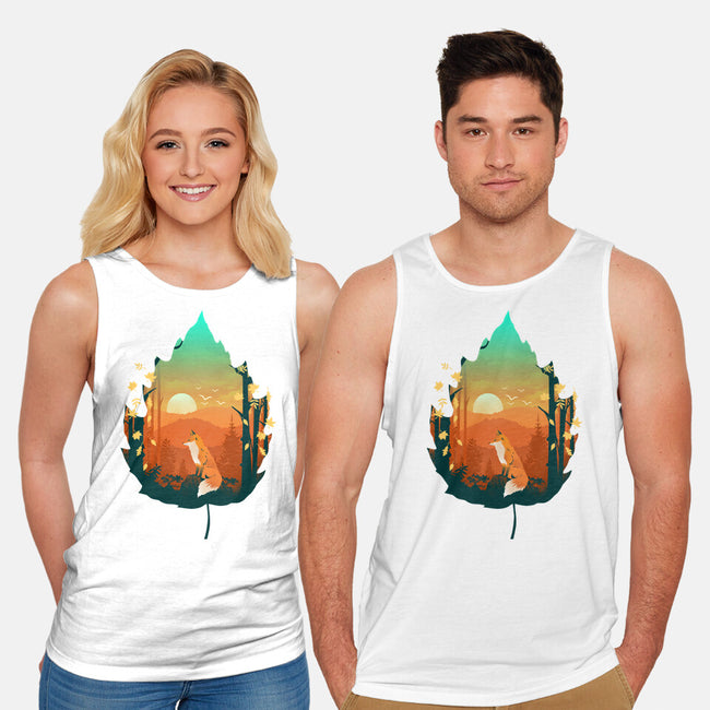 Red Leaf Fox-Unisex-Basic-Tank-dandingeroz