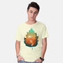 Red Leaf Fox-Mens-Basic-Tee-dandingeroz