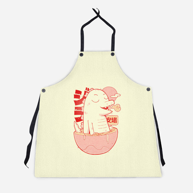 Ramen Dino-Unisex-Kitchen-Apron-Kabuto Studio