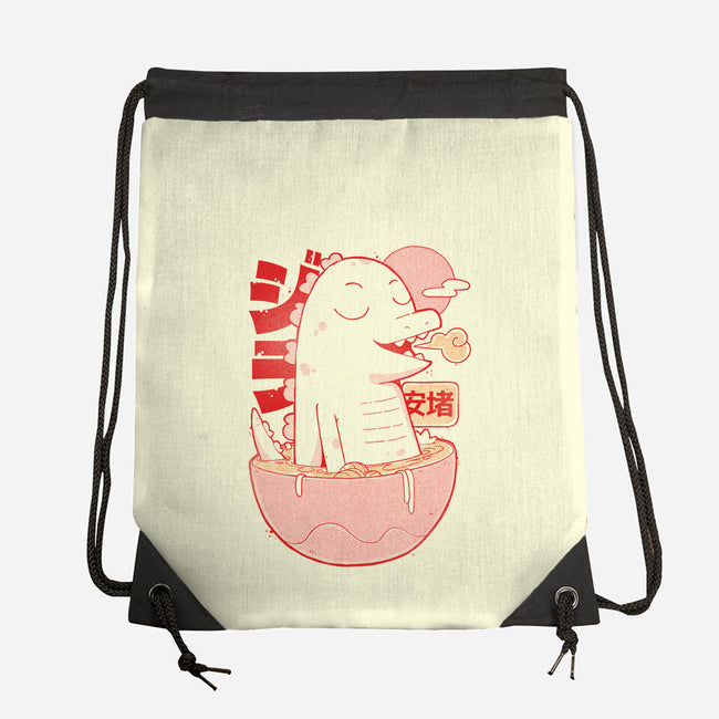 Ramen Dino-None-Drawstring-Bag-Kabuto Studio