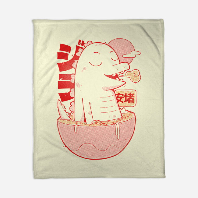 Ramen Dino-None-Fleece-Blanket-Kabuto Studio