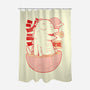 Ramen Dino-None-Polyester-Shower Curtain-Kabuto Studio