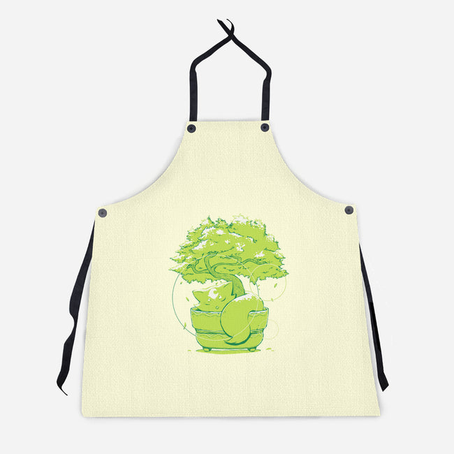 Foxy Tree-Unisex-Kitchen-Apron-Kabuto Studio