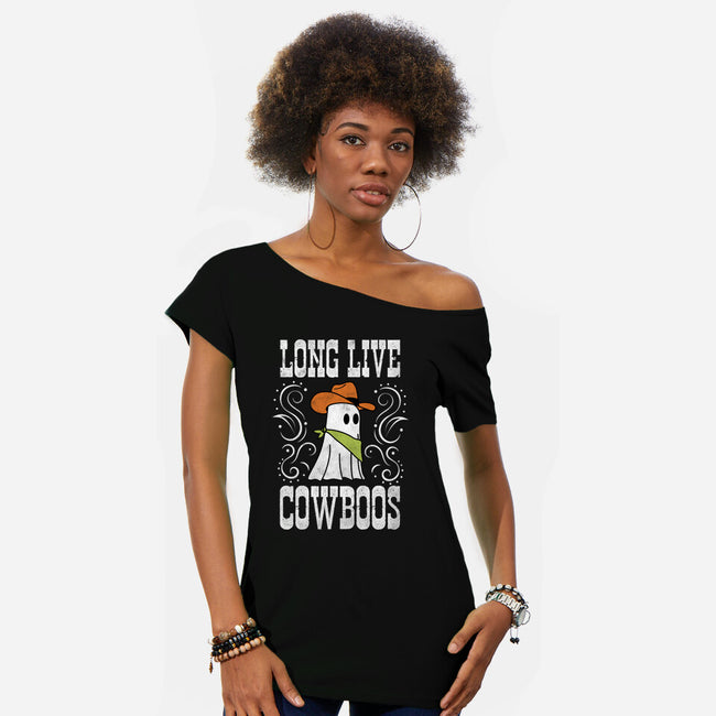 Cowboos-Womens-Off Shoulder-Tee-SCelano Design