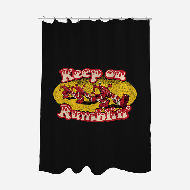 Keep On Rumblin-None-Polyester-Shower Curtain-krobilad