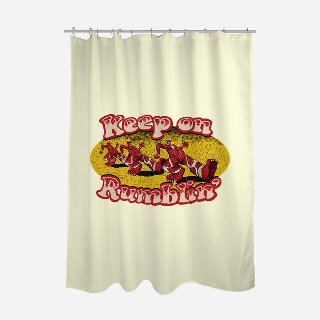 Keep On Rumblin-None-Polyester-Shower Curtain-krobilad