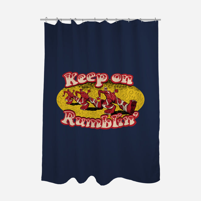 Keep On Rumblin-None-Polyester-Shower Curtain-krobilad