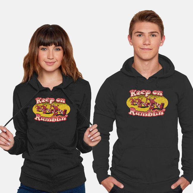 Keep On Rumblin-Unisex-Pullover-Sweatshirt-krobilad