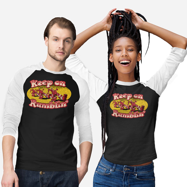 Keep On Rumblin-Unisex-Baseball-Tee-krobilad