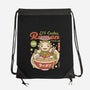 Lil Cactus Ramen-None-Drawstring-Bag-LAGELANTEE