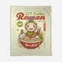 Lil Cactus Ramen-None-Fleece-Blanket-LAGELANTEE