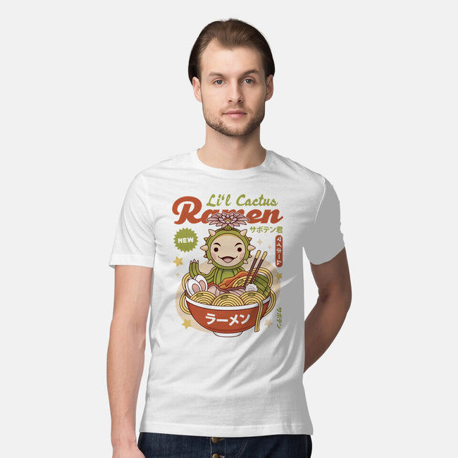 Lil Cactus Ramen-Mens-Premium-Tee-LAGELANTEE