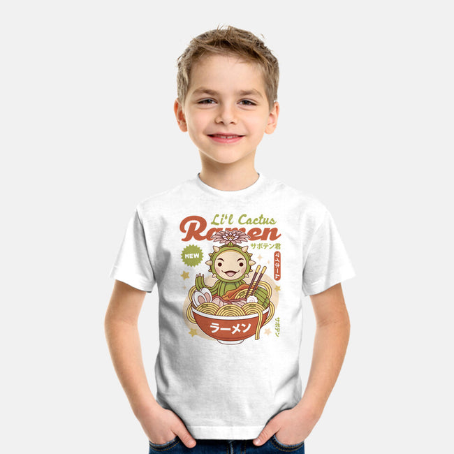 Lil Cactus Ramen-Youth-Basic-Tee-LAGELANTEE