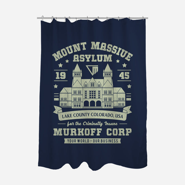 Mount Massive Asylum Vintage-None-Polyester-Shower Curtain-LAGELANTEE