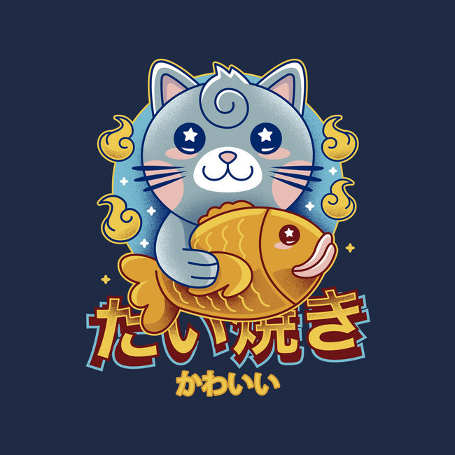 Cat And Taiyaki Kawaii-None-Matte-Poster-LAGELANTEE