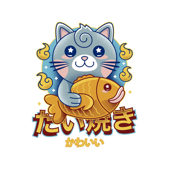 Cat And Taiyaki Kawaii-None-Glossy-Sticker-LAGELANTEE