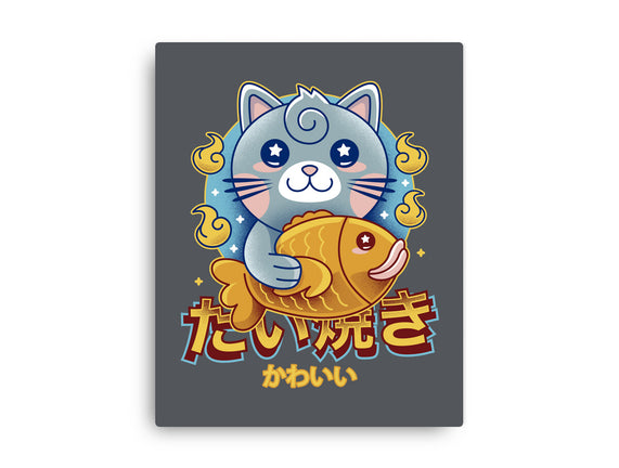 Cat And Taiyaki Kawaii