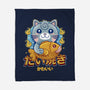 Cat And Taiyaki Kawaii-None-Fleece-Blanket-LAGELANTEE