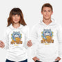 Cat And Taiyaki Kawaii-Unisex-Pullover-Sweatshirt-LAGELANTEE