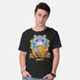 Cat And Taiyaki Kawaii-Mens-Basic-Tee-LAGELANTEE