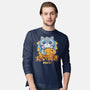 Cat And Taiyaki Kawaii-Mens-Long Sleeved-Tee-LAGELANTEE