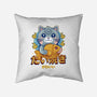 Cat And Taiyaki Kawaii-None-Removable Cover w Insert-Throw Pillow-LAGELANTEE