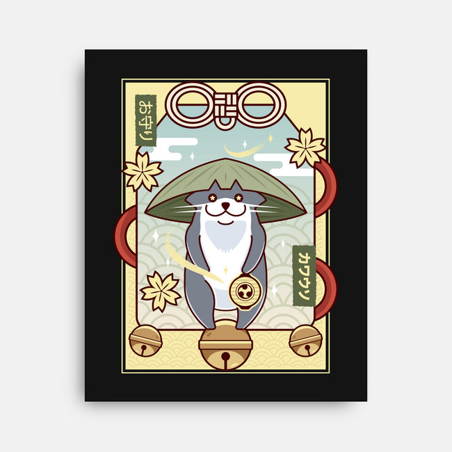 Odder Otter Lucky Charm-None-Stretched-Canvas-LAGELANTEE