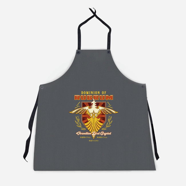 Rubrum Bird Emblem-Unisex-Kitchen-Apron-LAGELANTEE