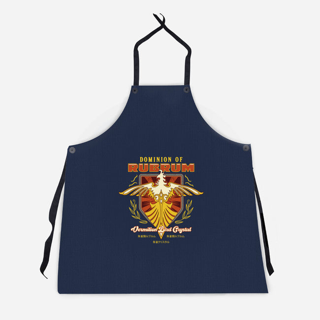 Rubrum Bird Emblem-Unisex-Kitchen-Apron-LAGELANTEE