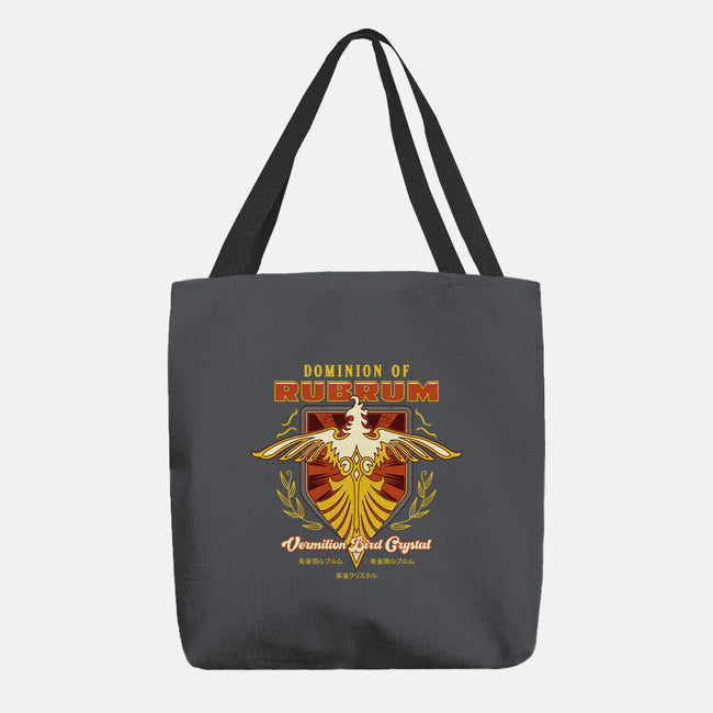 Rubrum Bird Emblem-None-Basic Tote-Bag-LAGELANTEE