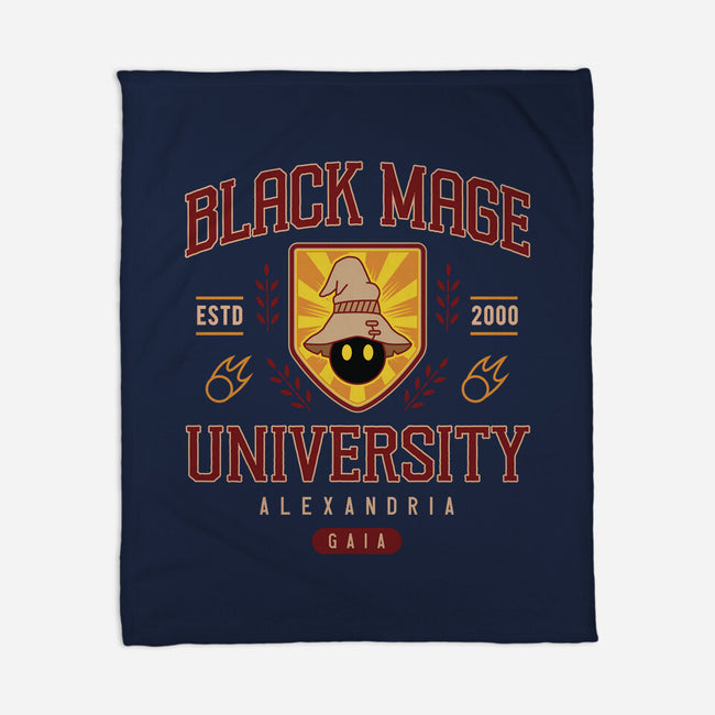 Black Mage University-None-Fleece-Blanket-LAGELANTEE